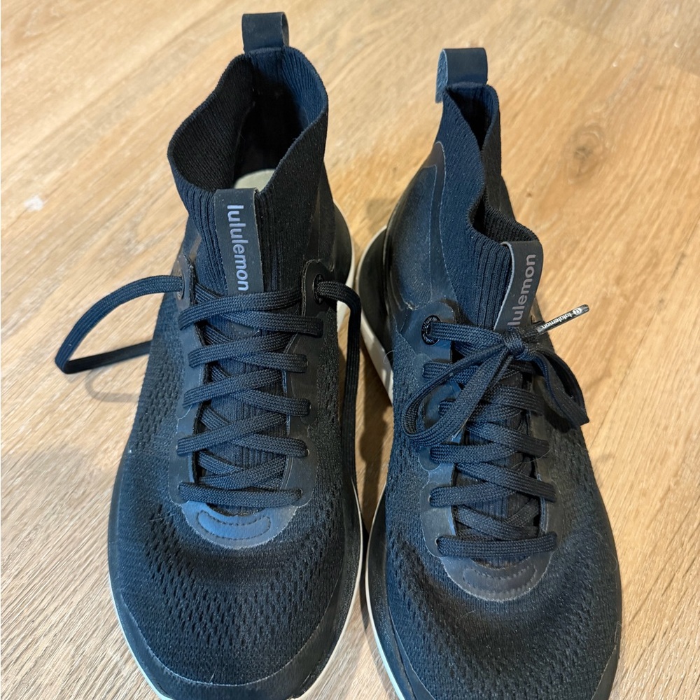 lululemon athletica Black Knit Athletic Shoes